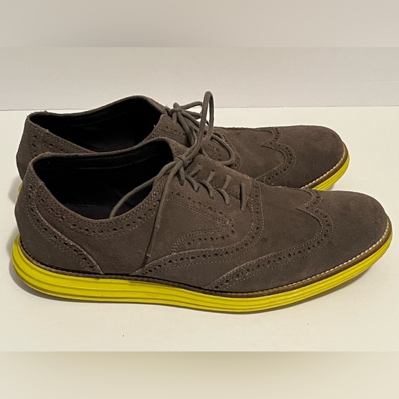 Cole Haan Other - Cole Haan Lunargrand Wingtip II Suede Oxford